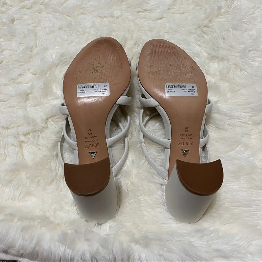 Schutz ferlisa heel pearl sandals